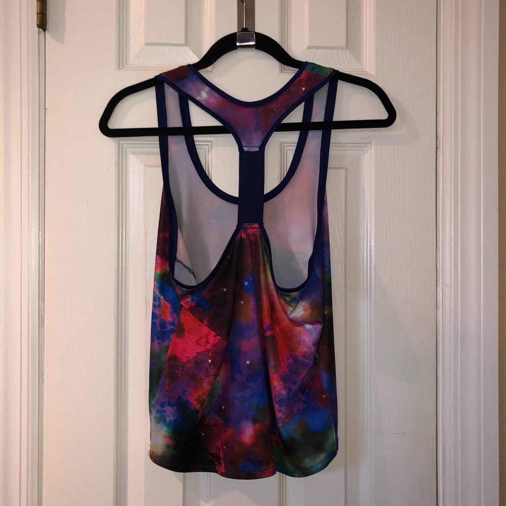 Galaxy Print Racerback Top - Picture 2 of 3